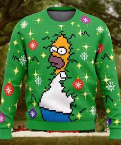 Homer Bush Meme The Simpsons Ugly Christmas Sweater