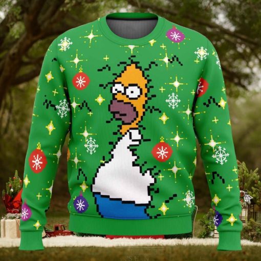 Homer Bush Meme The Simpsons Ugly Christmas Sweater