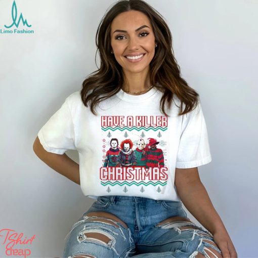 Horror Movies Characters Have A Killer Christmas Shirt