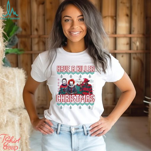 Horror Movies Characters Have A Killer Christmas Shirt