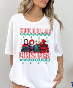 Horror character have a killer Christmas shirt