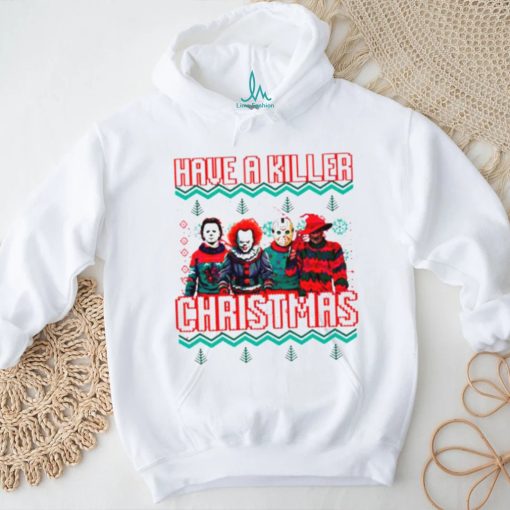 Horror character have a killer Christmas shirt