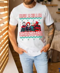 Horror character have a killer Christmas shirt