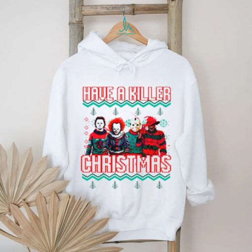 Horror character have a killer Christmas shirt