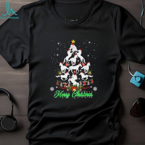 Horse Christmas Tree Tshirt