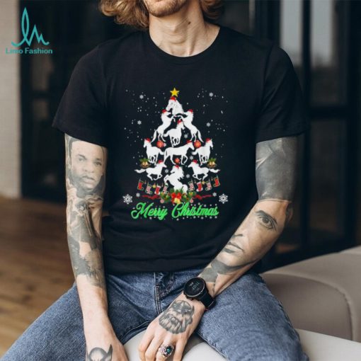 Horse Christmas Tree Tshirt