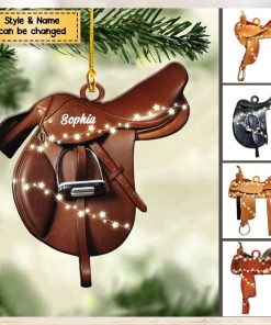 Horse Lovers   Horse Saddle For Riding Horse   Personalized Ornament