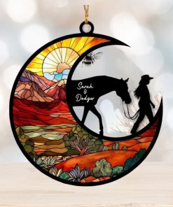 Horse Moon Suncatcher Ornament