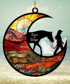 Horse Moon Suncatcher Ornament