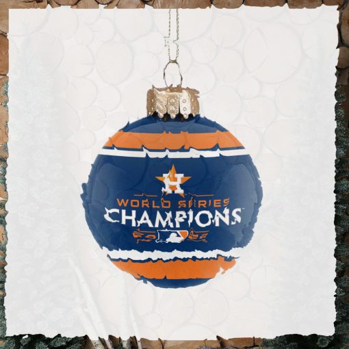 Houston Astros 2022 World Series Champions Glass Ball Ornament