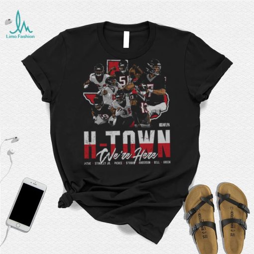 Houston Football H Town We’re Here WHT Shirt