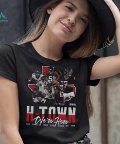 Houston Football H Town We're Here WHT Shirt