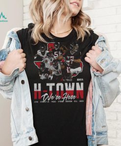 Houston Football H Town We're Here WHT Shirt