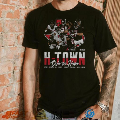 Houston Football H Town We’re Here WHT Shirt