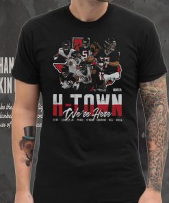 Houston Football H Town We're Here WHT Shirt