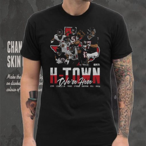 Houston Football H Town We’re Here WHT Shirt
