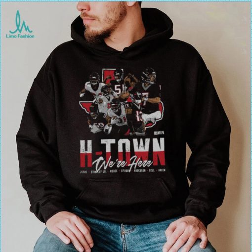 Houston Football H Town We’re Here WHT Shirt