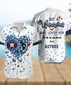 Houston Heart For Big Fans Hawaiian Shirt Summer Giift