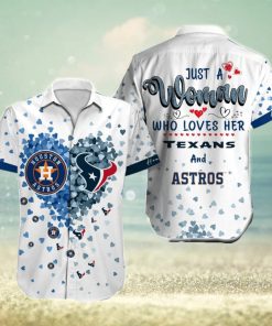 Houston Heart For Big Fans Hawaiian Shirt Summer Giift