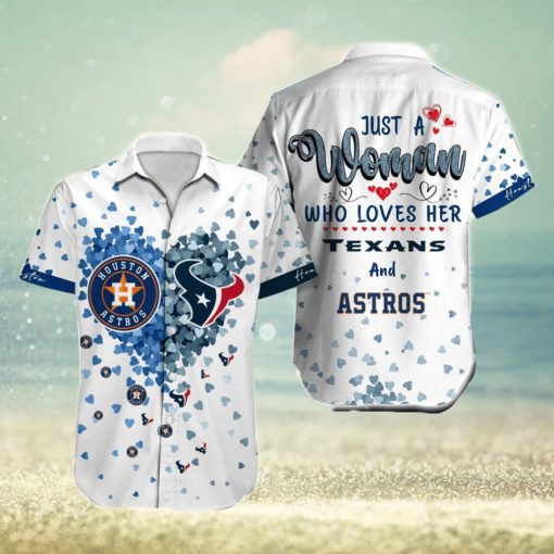 Houston Heart For Big Fans Hawaiian Shirt Summer Giift