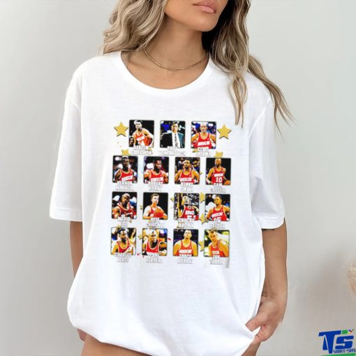 Houston Rockets all players 1995 NBA World Champions graphic shirt
