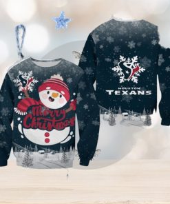 Houston Texans Christmas Snowman Gather Sweater New For Men And Women Gift Holidays