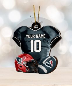 Houston Texans NFL Sport Ornament Custom Name And Number