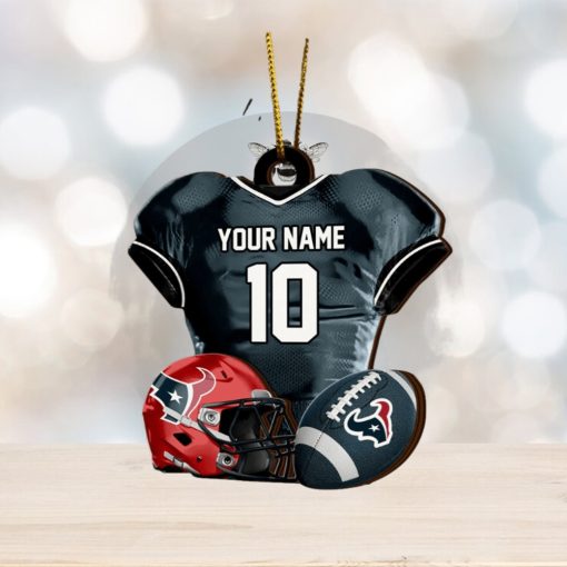 Houston Texans NFL Sport Ornament Custom Name And Number