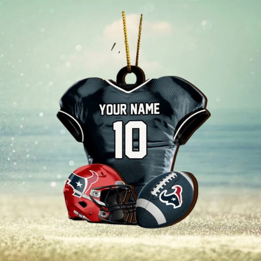 Houston Texans NFL Sport Ornament Custom Name And Number