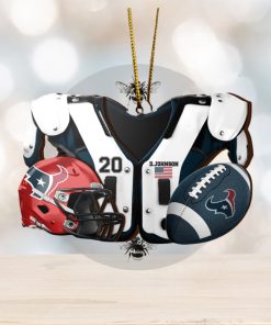 Houston Texans NFL Sport Ornament Custom Your Name And Number