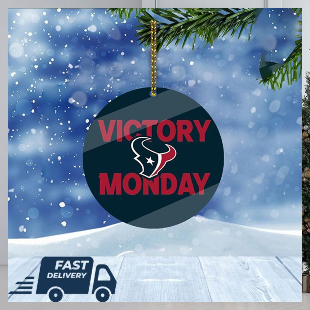 Houston Texans NFL Victory Monday Christmas Tree Decorations Xmas Ornament Houston Texans NFL Victory Monday Christmas Tree Decorations Xmas Ornament