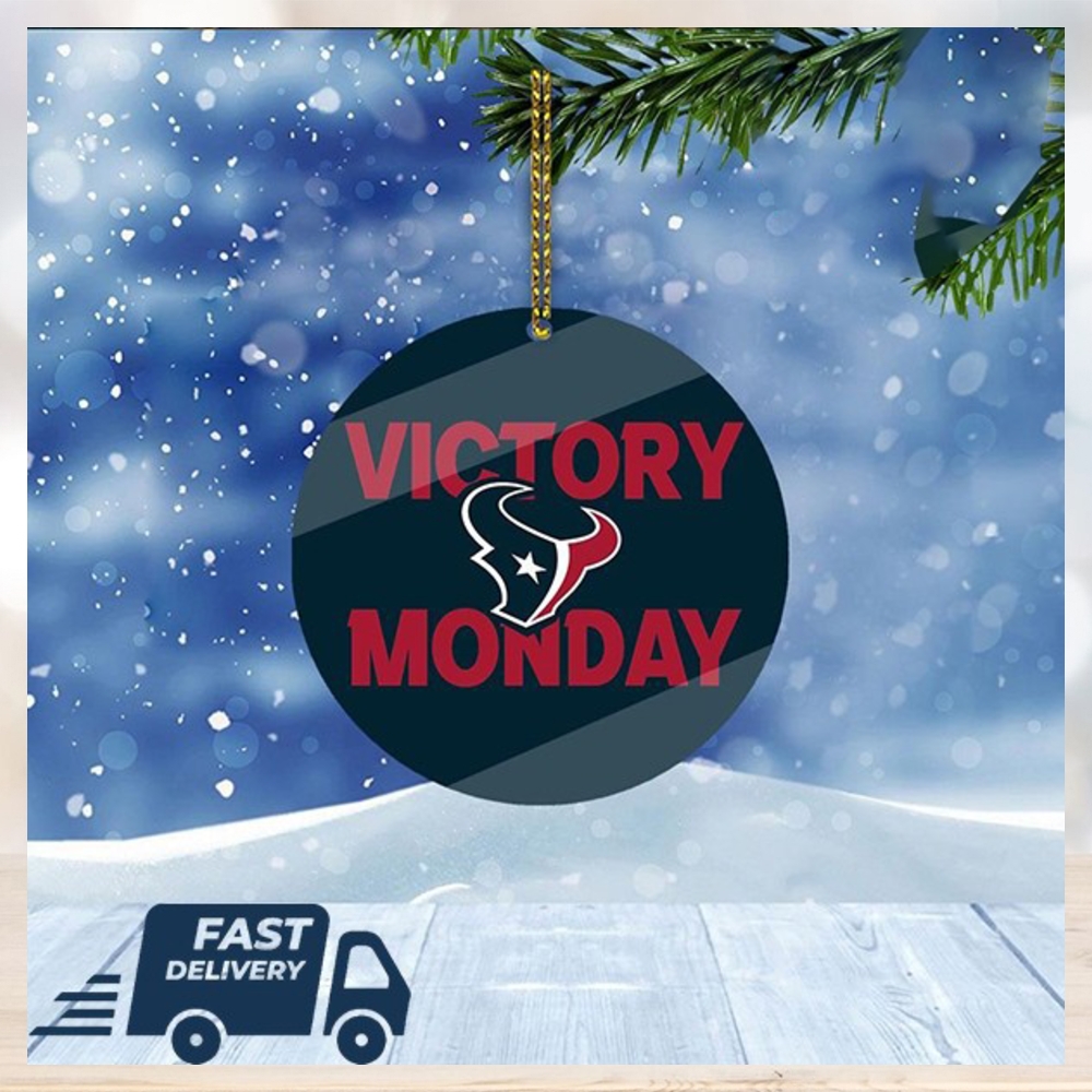 Houston Texans NFL Victory Monday Christmas Tree Decorations Xmas Ornament Houston Texans NFL Victory Monday Christmas Tree Decorations Xmas Ornament