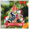 Houston Texans Snoopy And NFL Sport Ornament Personalized Your Family Name