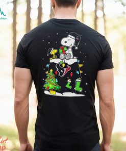 Houston Texans Snoopy Woodstock Christmas Shirt
