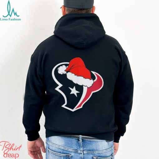 Houston Texans logo Santa Hat Christmas 2023 Shirt