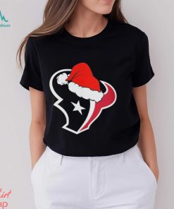 Houston Texans logo Santa Hat Christmas 2023 Shirt