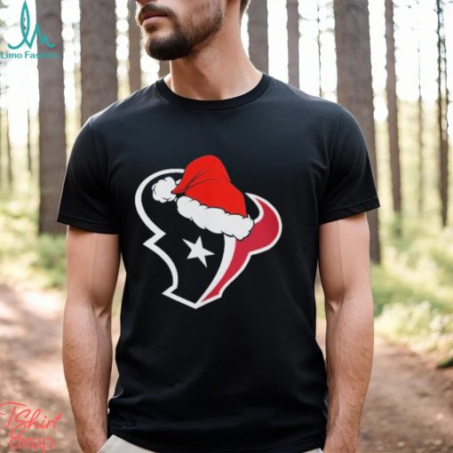 Houston Texans logo Santa Hat Christmas 2023 Shirt
