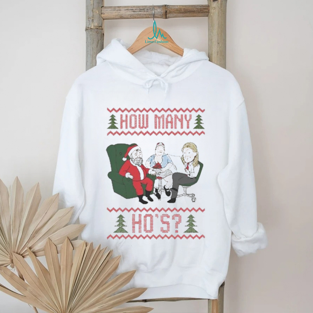 How Many Ho’s Ugly Christmas Shirt How Many Ho’s Ugly Christmas Shirt
