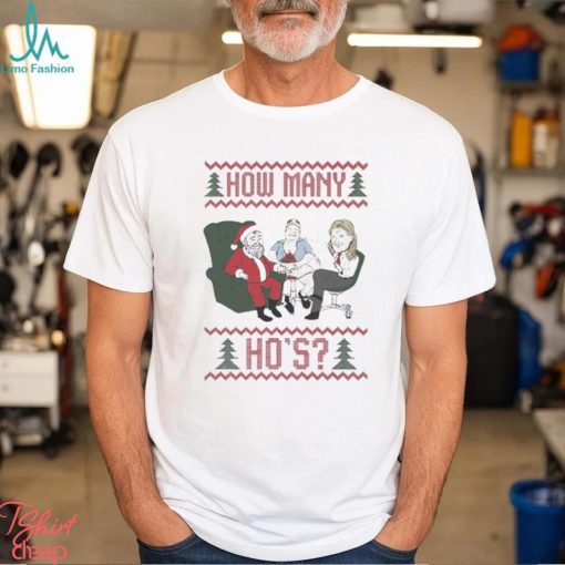 How Many Ho’s Ugly Merry Christmas 2023 shirt