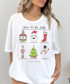 How to be jolly merry Christmas shirt