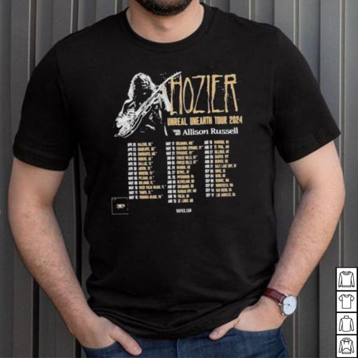 Hozier Unreal Unearth Tour 2024 Shirt