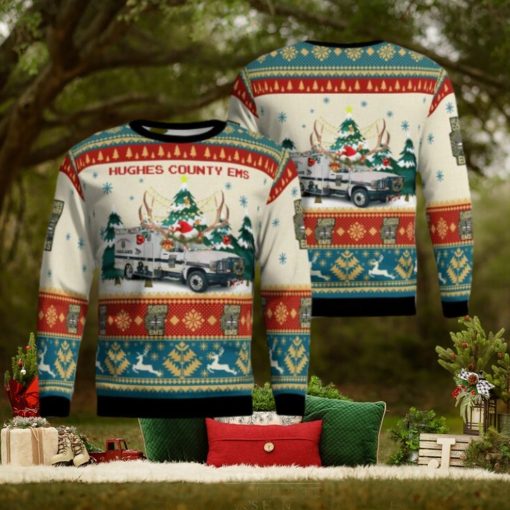 Hughes County EMS UGLY Sweater Christmas Season Gift