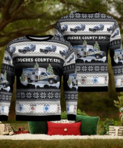 Hughes County Emergency Medical Service Christmas Ugly Sweater Christmas Season Gift (2)