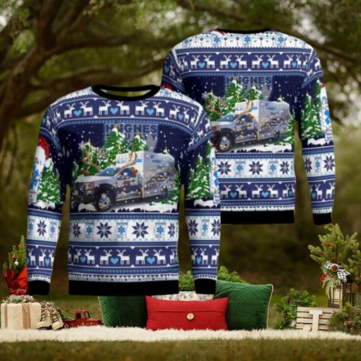 Hughes County Emergency Medical Service Christmas Ugly Sweater Christmas Season Gift