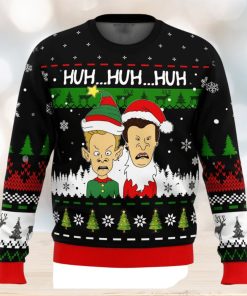 Huh…Huh…Huh… Beavis and Butthead Ugly Christmas Sweater