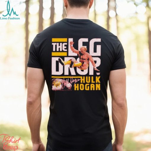 Hulk Hogan The Leg Drop WWE Signatures Shirt