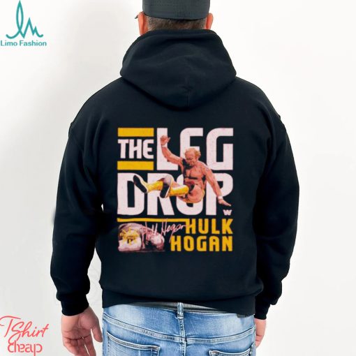Hulk Hogan The Leg Drop WWE Signatures Shirt