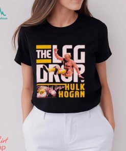 Hulk Hogan The Leg Drop WWE Signatures Shirt
