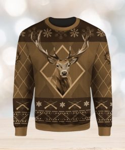 Hunting Deer Ugly Christmas Sweater