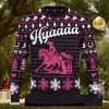 Hyaaaa Horse Racing Christmas Tree 3D Sweater Ideas Gift For Men And Women